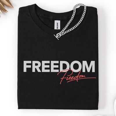 Freedom T-Shirt, Cotton Tee, Unisex Graphic Shirt S-XL