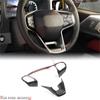 2pcs Steering Wheel Cover Trim Decor For Ford Bronco Sport -22 Carbon Fiber