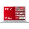 FMV Fujitsu Note A Laptop Office Copilot Windows AMD Ryzen 8GB 512GB Super Multi WA1-K3 (MS 2024, Key, 11, 15.6-inch, 5, RAM, SSD, Drive)