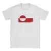 Oversized T Shirt Summer Make America Go Away Leisure Tshirts Greenland Flag Cotton Tshirt For Unisex Y2k Short Sleeve Clothing
