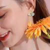 Asymmetric Starfish Earrings Stud Elegant Starfish Pearls Earrings With Crystal Zircons Marine Inspired Jewelry