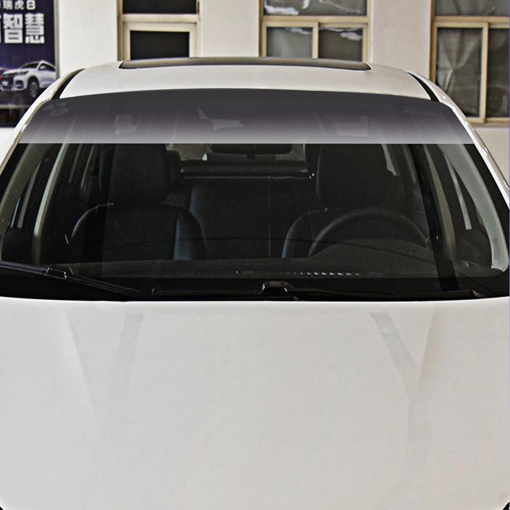 135x20cm Car Top Front Windshield Gradient Foil Solar Protection Heat Insulation Film Sunshade For Driver Sun Visor