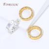 2/4/6Pcs 18K Gold Plated Brass Bead Frame,Flowers Bead Frame,Jewelry Making Supplies,DIY Necklaces&Bracelets Accessories