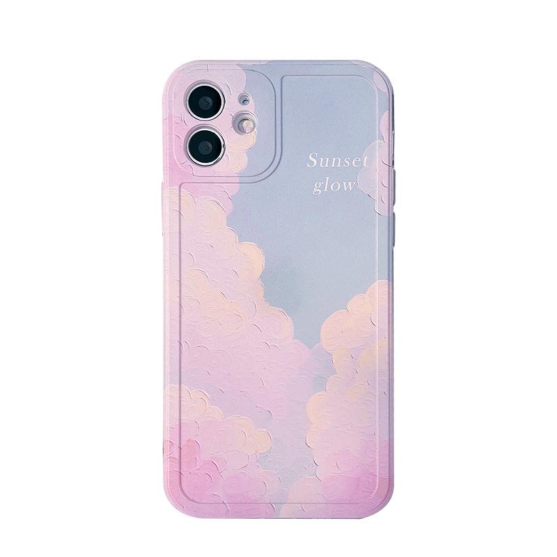 Original Gradient Smudge 12 Apple iPhone 16 Mobile Phone Case 15promax All Inclusive 8P Applicable 14 Protective Case 13