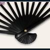 Summer Outdoor Decorative Folding Fan Bamboo And Wood Cloth Face Large Size Double-Sided Hand Fan Home Decoration Chinese Gift