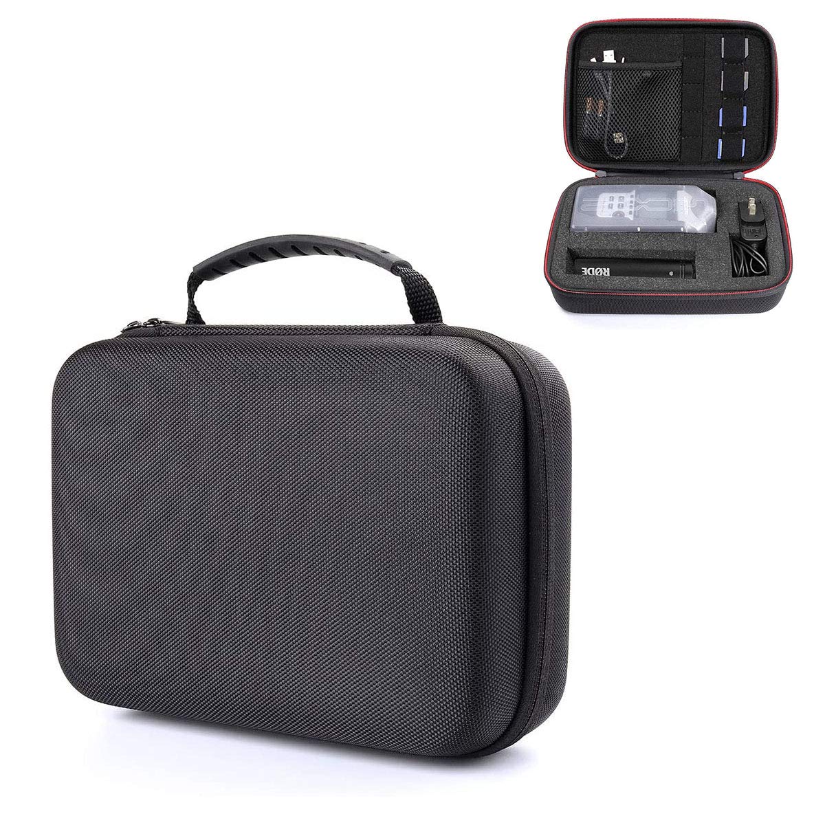 

Портативная сумка для переноски Alever, совместимая с аудиорекордерами Zoom H1, H2N, H5, H4N, H6, F8 и Q8