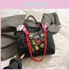 Girl Cartoon Mickey Mouse Backpack With Polyester Material For School And Outings