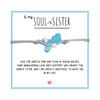 Soul Sister Bracelet Handmade Adjustable Ocean-Inspired Design Women Bracelet with Blue Artificial Crystal Beads