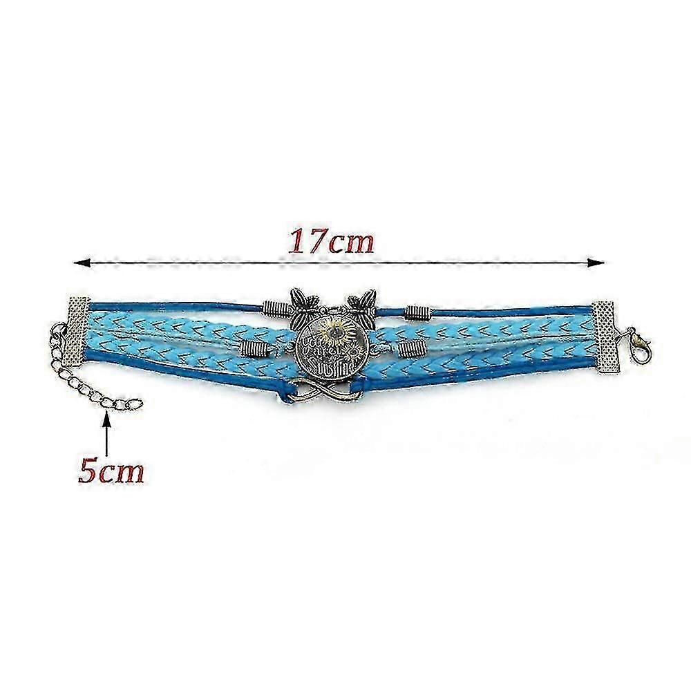 2026 Hot!!  Bohemian Braided Cord Bracelet Sunflower Butterfly Women Girl Gift Jewelry