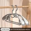 Household Non-slip Hanger Thick And Wide Shoulder Plastic Drying Rack Used To Hanging Clothes