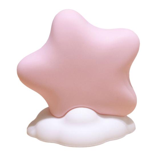 Moon Star Night Light for Kids, Silicone Soft Glow LED Lamp for Bedroom, Cute Cloud Moon Decor for Nursery