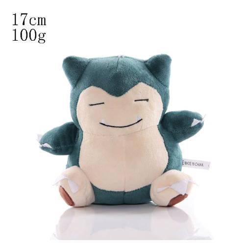 18-22cm Pikachu Plush Soft Stuffed Toy Pichu Charmander Bulbasaur Squirtle Psyduck Eevee Small Sleeping Children Gift