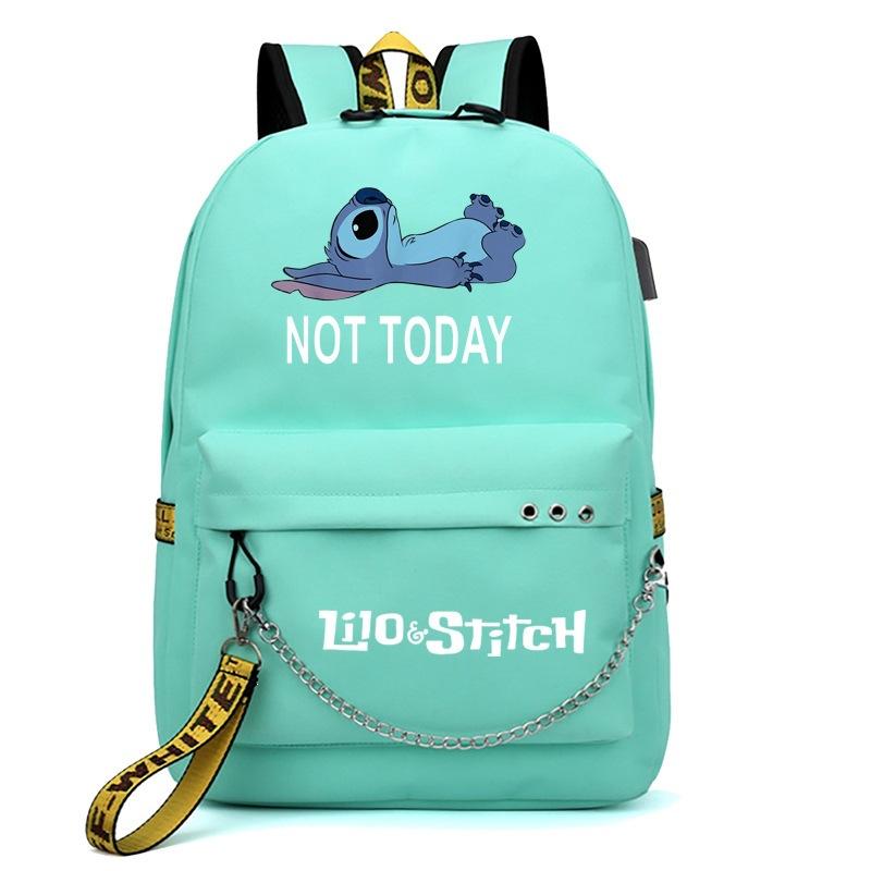 Cartoon Anime Printing Usb Stick Backpack Casual Middle School School Bag