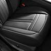 Nappa Leather Car Seat Cover Anti-Slip and Full Wrap Driver Four Season Universal Fit Most Car SUV Car Accessories 1PCS