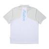 MALBON GOLF Mesh Mix Performance Polo Shirt Gray (Man)