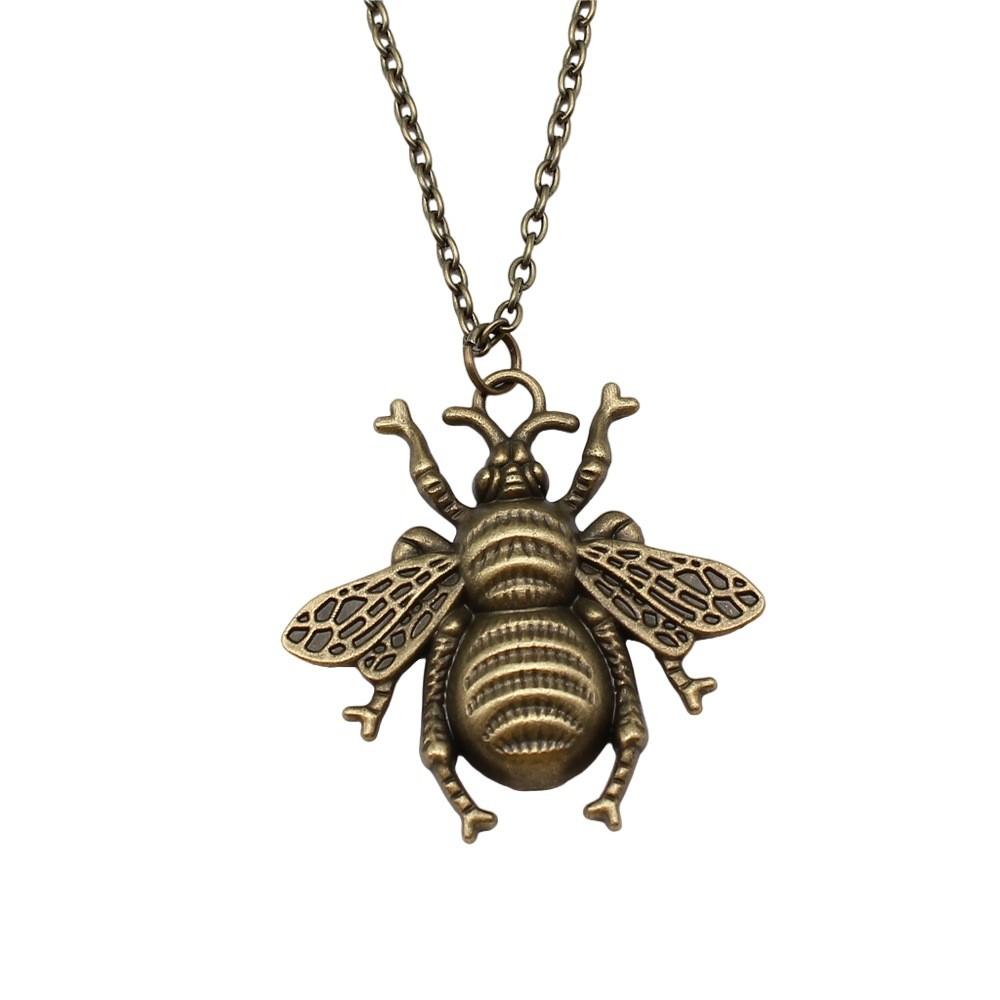 Openwork Dragonfly Pendant Necklace Insect Nature Boho Jewelry 45cm or 70cm long chain