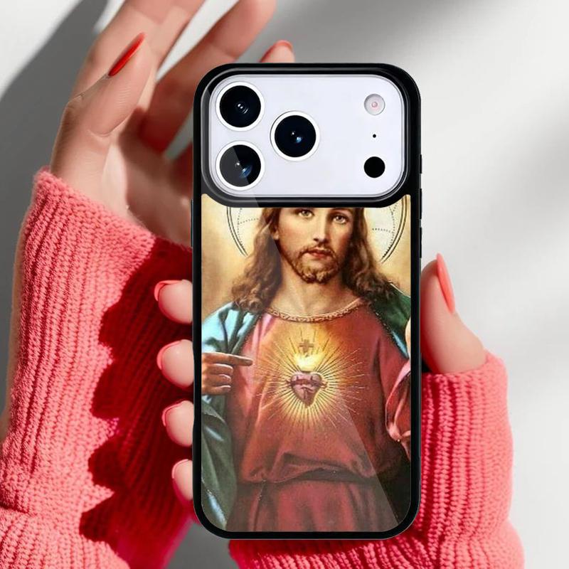 

God Jesus Christ Christian Phone Case for iPhone 17 16 15 14 13 Pro Max Back Cover for 12 11 Pro Coque iPhone 13