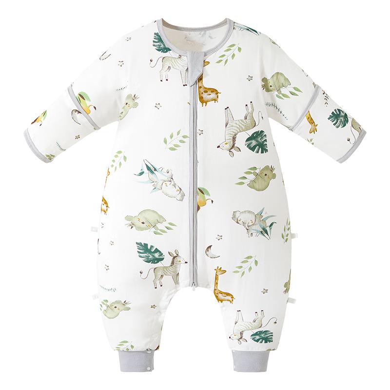 Kids Split-Leg Bamboo Cotton Sleeping Bag XXL (120-140cm)