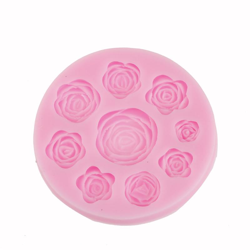 1Pc Flower Silicone Mold Fondant Mold Cake Decorating Tools Chocolate Mold