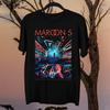 Nueva Camiseta Negra Rara de Regalo para la Familia con Firma de la Banda Maroon 5 S-235XL Camiseta Unisex