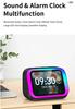 Bluetooth Smart Alarm Clock Speaker with Weather Display Night Light Music Player Storyteller Photo Frame APP Control Perfect