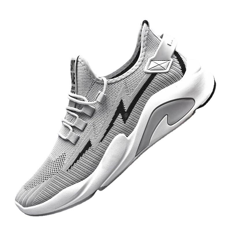 Fashion Men's Vulcanized Shoes 2024 Summer Feiyang Woven Men Shoes Breathable Lace Up Mesh Sneakers Outdoor  Brand Trendy