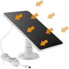 Solar Panel Charger -Weather Resistant, 4W 5V Solar Panel Wall Mounting Low-Power Solar Charging Panel Waterproof for Doorbell Security Camera,Bird