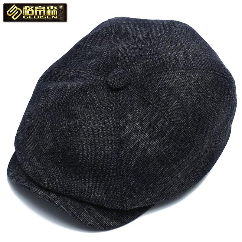 Berretto Berretto Peaky Blinders per Uomo Cappello da Giornalaio Cappello Piatto Ottagonale Cappello da Guidatore Casual Cappello Morbido Vintage
