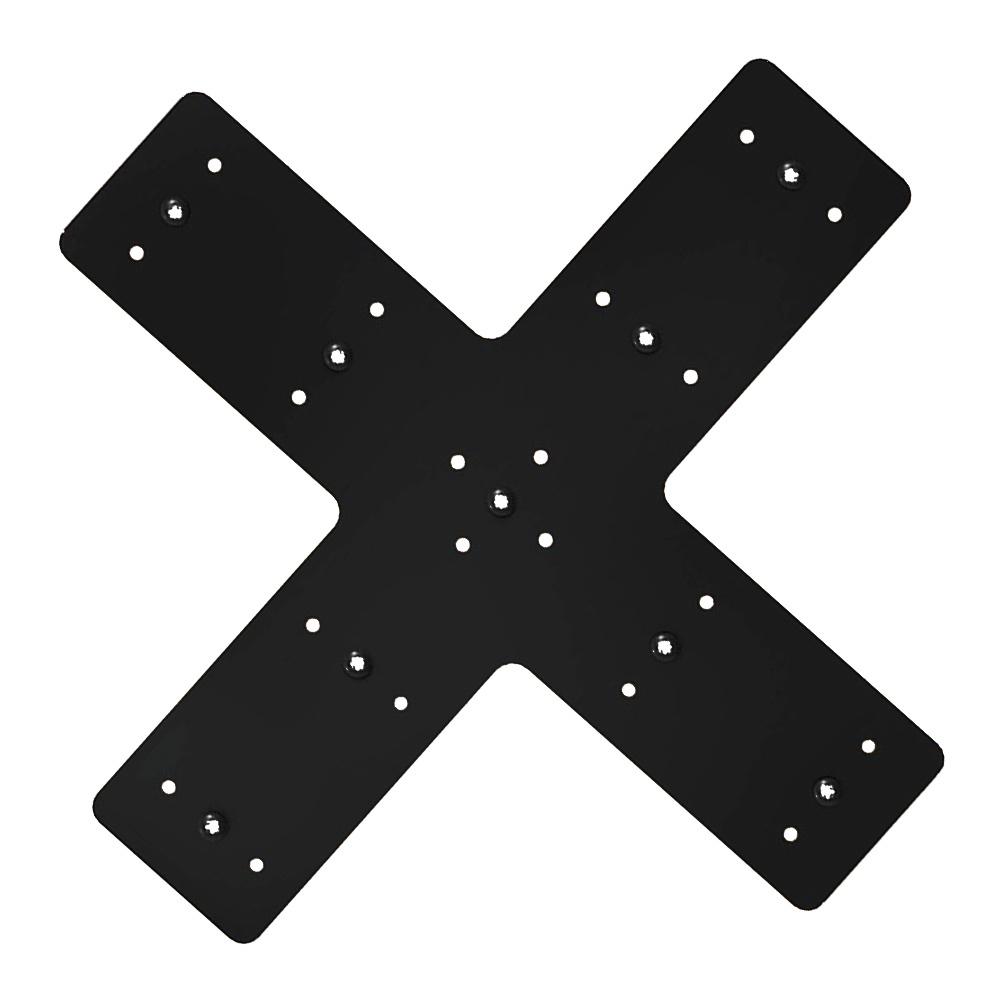 Placa de Reparación Metálica de Alta Resistencia Escuadra de Refuerzo en Forma de Cruz para Techos Paneles de Pared Placa de Montaje Acero Inoxidable