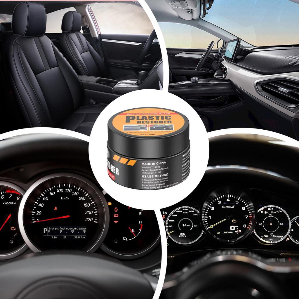 Autolederpflegecreme Multifunktionale Autoinnenraum-Pflege Detailings Polierpaste Fleckenentferner Paste Aufbereitet für Sitz Armaturenbrett