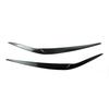 Carbon Fiber Front Head Lamp Eyelid Eyebrow Trim For BMW X3 F97 G01 2018-21