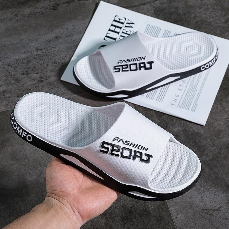 Outer slippers summer men's indoor home non-slip home silent senior women's sandals men's summer