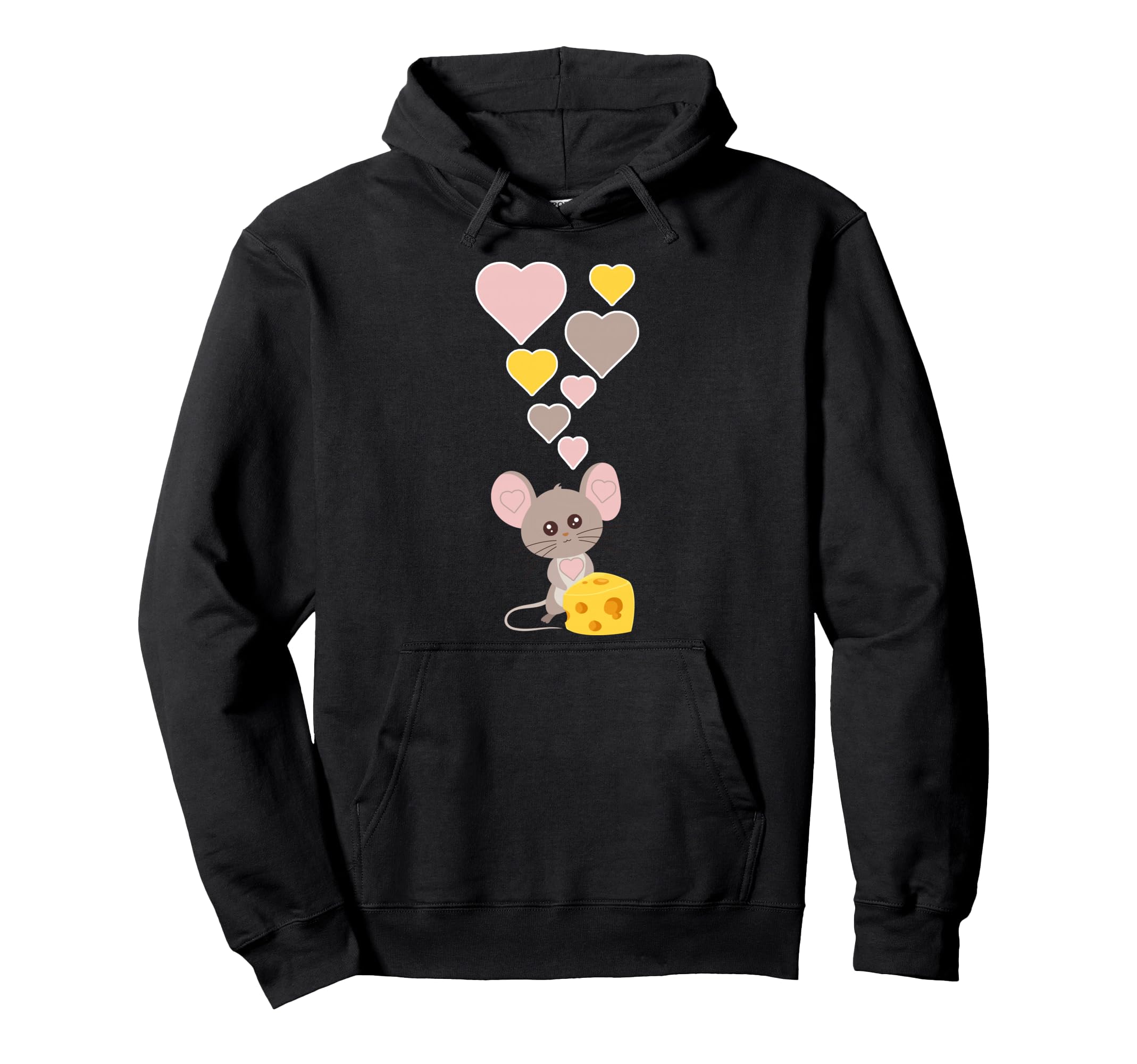 Cute heart mouse hoodie
