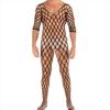 Open Mesh TITANIUM Bodysuit - MenSexyWear - Body