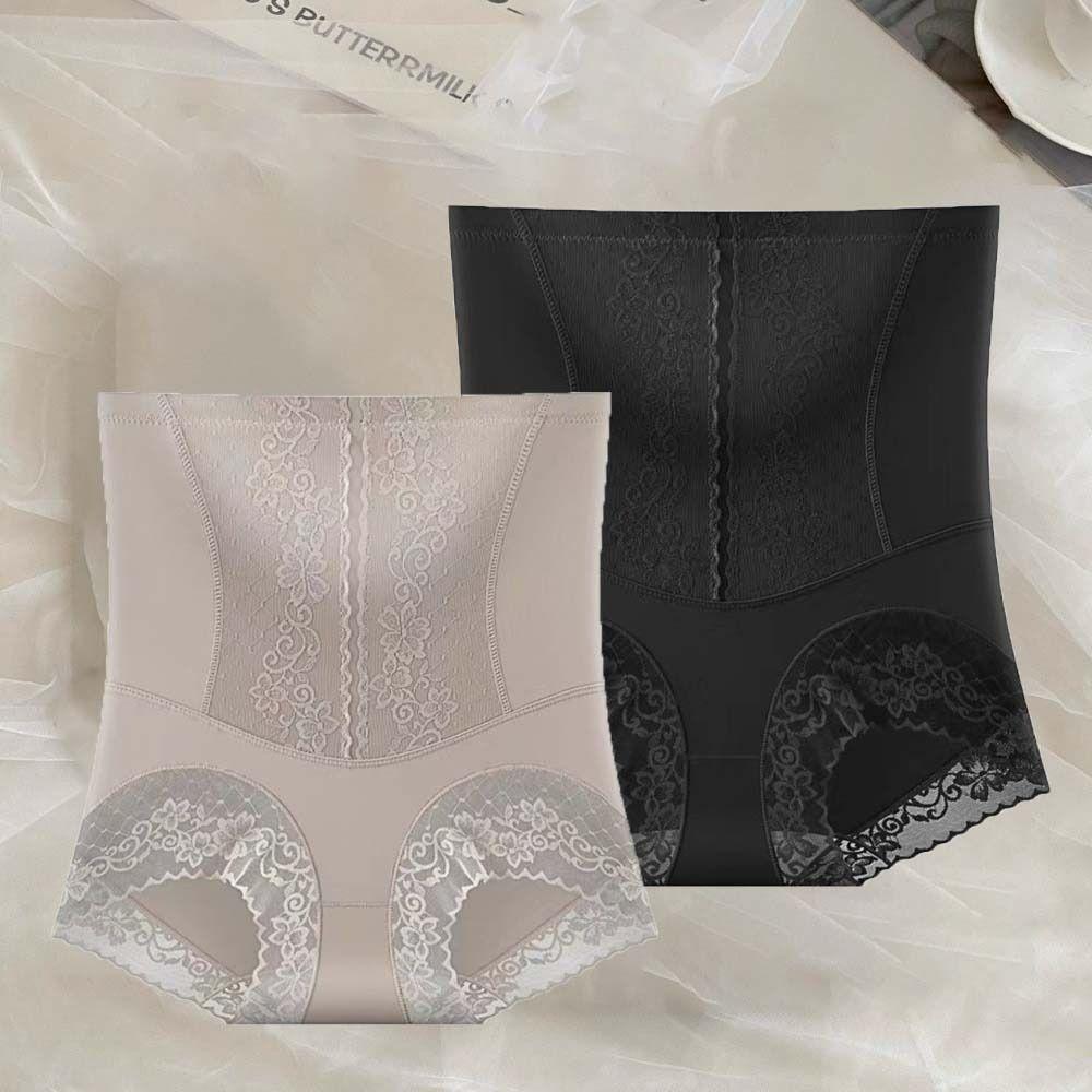 Flat Belly Lace High-waist Briefs Slimming Lift Buttock Body Shaper Girls
