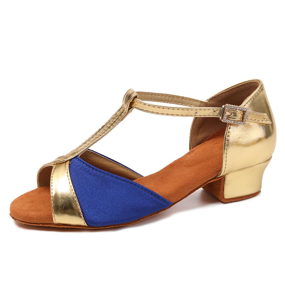 Tanzschuhe für Kinder/erwachsene Mädchen Frauen Lateinamerikanischer Tanz Tango Salsa Gesellschaftstanzschuhe 3,5 cm niedriger Absatz weiche Sohle