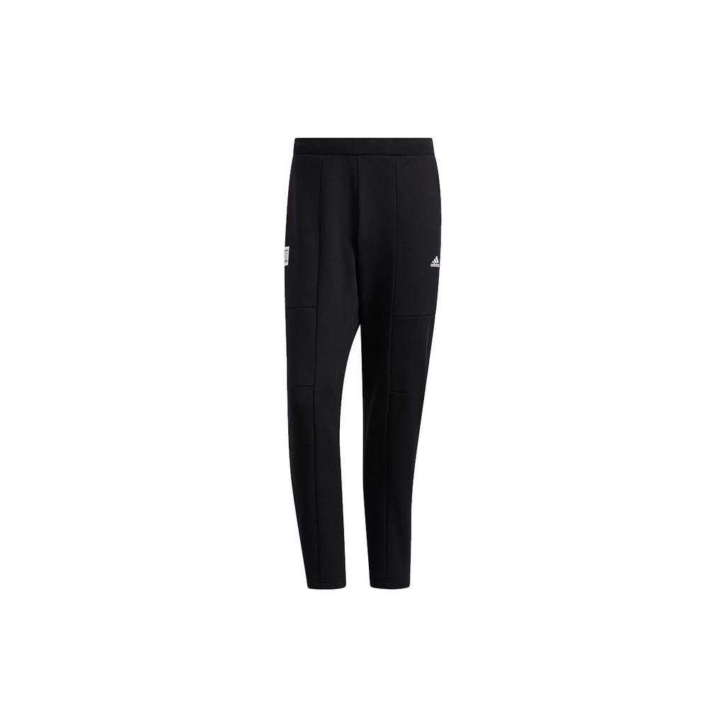 Adidas Knit Warm Pants With Minimal Logo Men Bottoms Black H39281