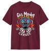 Unisex TShirt Monkey Gas Garage Novelty Cotton Tees Short Sleeve T Shirts O Neck Clothes 4XL 5XL