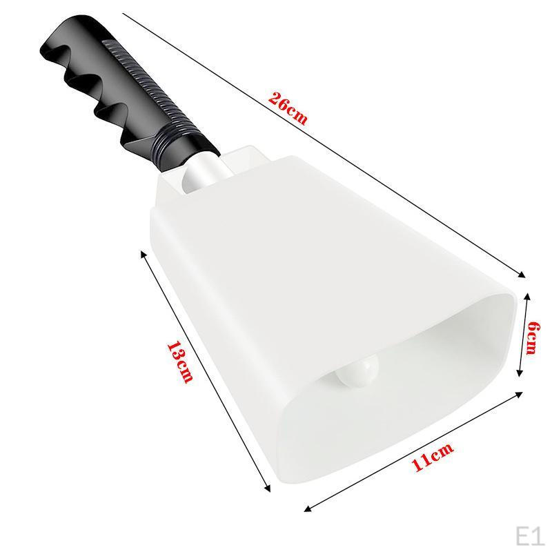 Cheering Bell Cowbell With Handle Noise Maker Instrument Loud Hand for Sporting Events