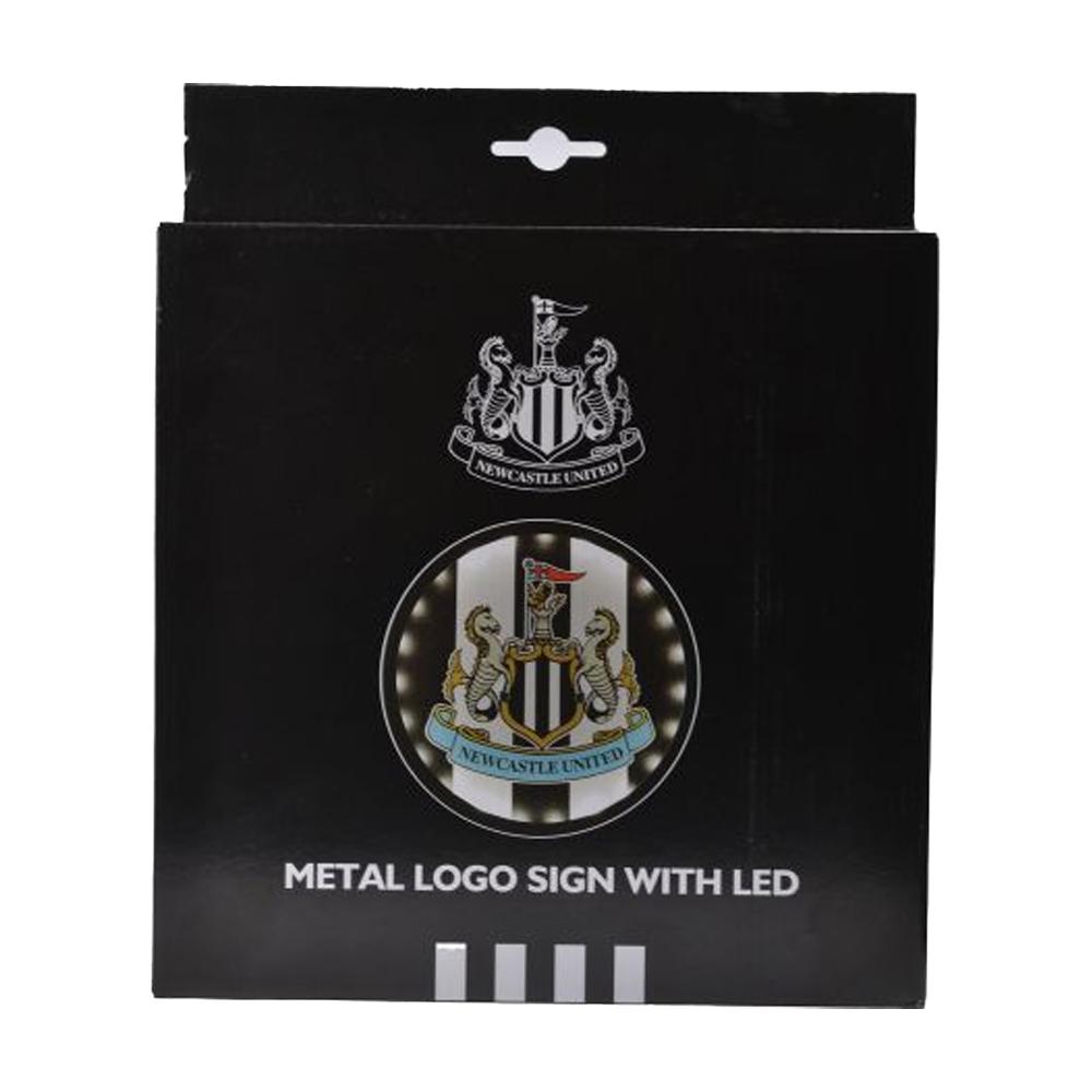 Newcastle United FC Metal LED Sign