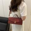 Mode Textur Temperament kleine quadratische Tasche neu retro gewebtes Muster Handtasche Damen Pendler Schulter Umhängetasche
