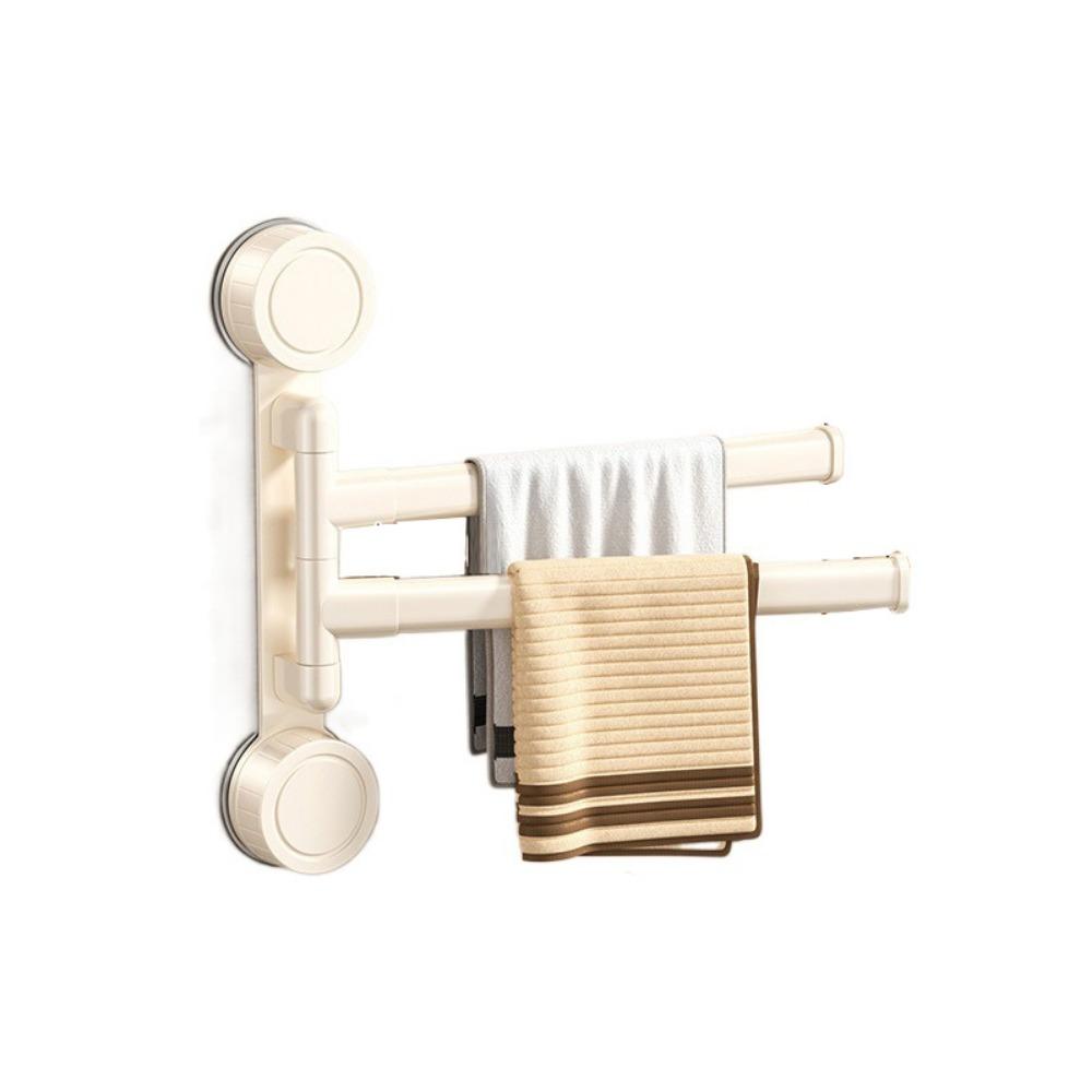 Rotating Swivel Towel Bar Multi-bar Bathroom Towel Rod Rust-proof Hanging Towel Holder  Living Room
