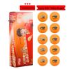 Red Double Happiness Sai Ding 3-Star Table Tennis Balls