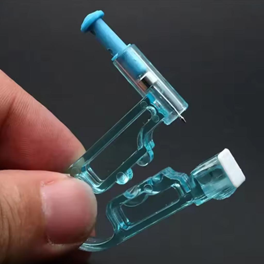 Disposable Ear Piercing Gun Kit With Rack Healthy Safety Earring Nose Piercer Tool Machine Sterile Body Jewelry No Inflammation