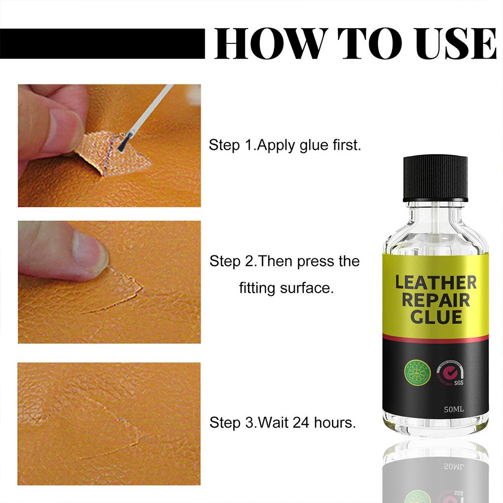 Płynny klej do naprawy skóry Profesjonalny środek do pielęgnacji samochodów Sofa Żelowe narzędzie Salon Rysa Pęknięcie Akcesorium samochodowe