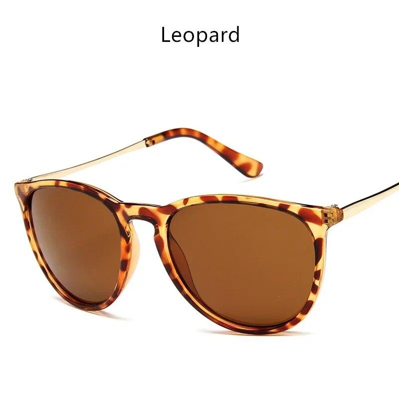 Brand Designer Round Cat Eye Sunglasses Women Men Retro Shades Male Sun Glasses Mirror Vintage Fashion Driving Oculos De Sol