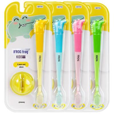 Soft Bristle Frog Toothbrush for Kids (2-12 Years)