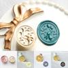 Wax Easy Clear Embossing To Operate Seal Stamp Copper Cheery Blossom Pattern