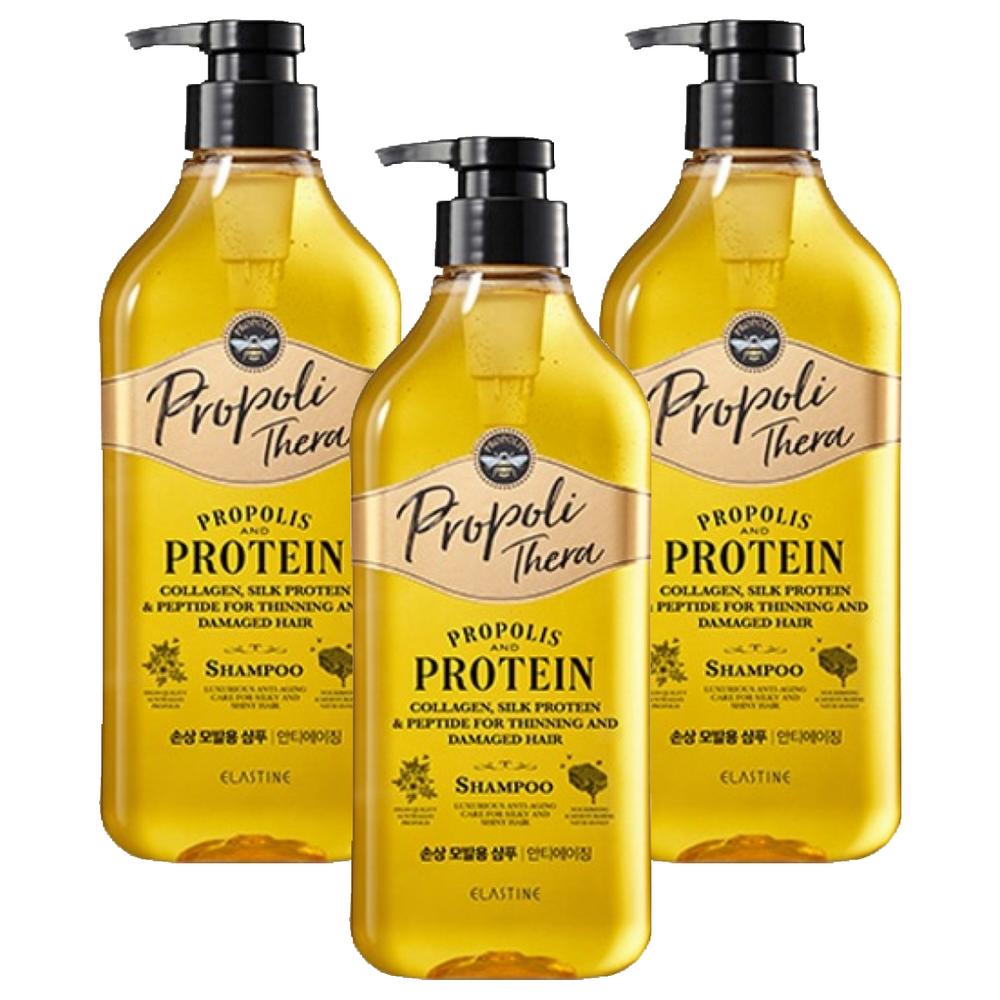 Elastin Propolithera Shampoo for Weak Hair 500ml 3 Pcs
