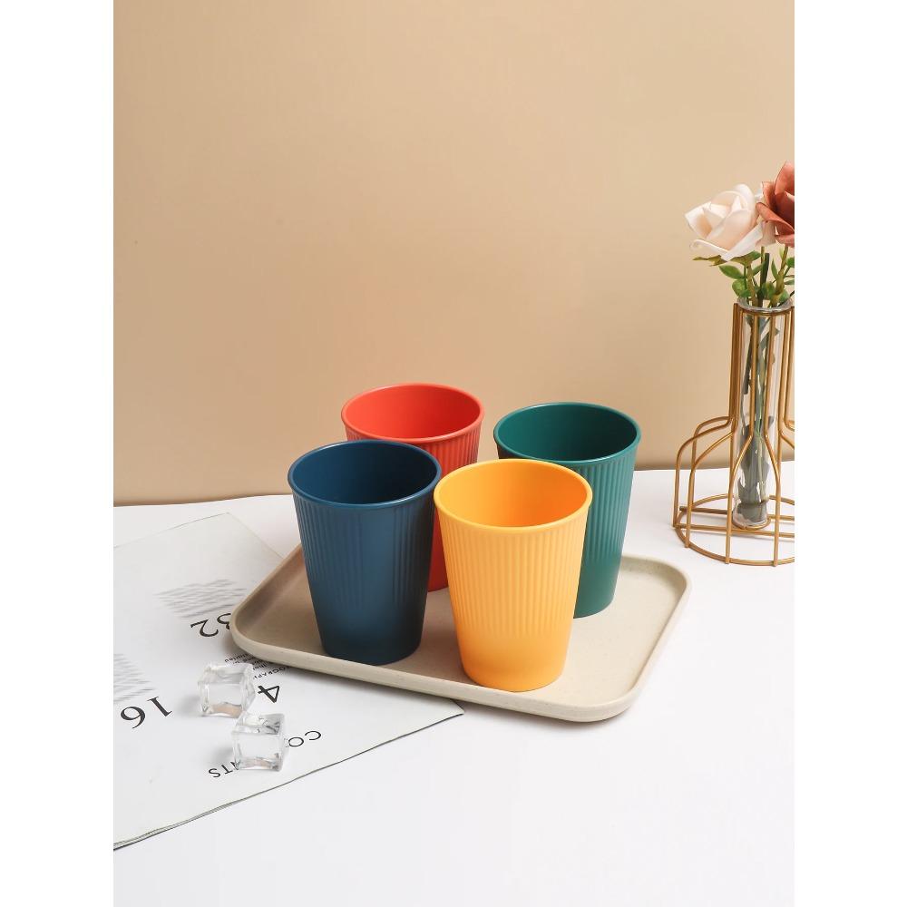 4/11pcs Reusable plastic cup, PP material, multi-color, suitable for camping picnic kitchen and, microwave and dishwasher safe
